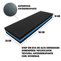 STEP EVA 90CM PARA TREINO AERÓBICO ACADEMIA FUNCIONAL - comprar online