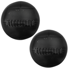 Kit Wall Ball 10 E 12 Kg Couro Medi Baal Funcional