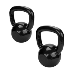 Kit Kettlebell Emborrachado Treinamento Funcional 4 E 6 Kg