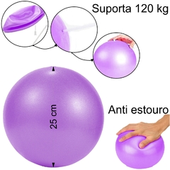 Kit 10 Overball 25 Cm Pilates Fisioterapia Reabilitação Yoga na internet