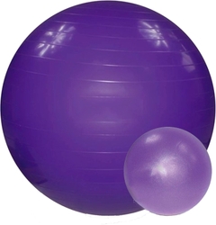 Imagem do KIT 20 BOLAS DE PILATES 65CM + 25CM OVERBALL PARA TREINO DE YOGA PILATES FISIOTERAPIA