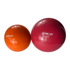 KIT SOFT BALL 1 E 2 KG - BOLA TONIFICADORA FISIOTERAPIA