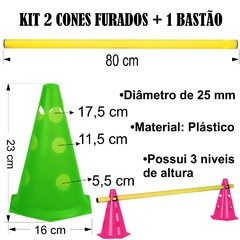 KIT FUNCIONAL COM JUMP + STEP + CONES + PRATOS + 6 ITENS na internet