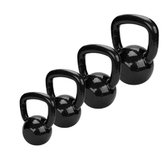 Kit Kettlebell Emborrachado Treino Funcional 4, 6, 8, 10 Kg