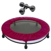 Cama Elástica Mini Jump 180kg+ Capa +halter emborrachado 2kg