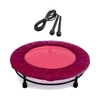 Cama Elástica Mini Jump Profissional Rosa + Capa Rosa +corda