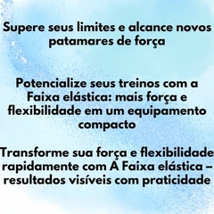 Kit 6 Faixas Elásticas Thera Band Exercícios Em Casa 1,20 mt - loja online