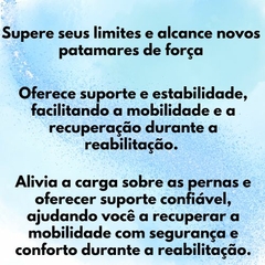 Bengala Muleta Canadense Regulável Altura Braço (unidade) - cheers Fitness