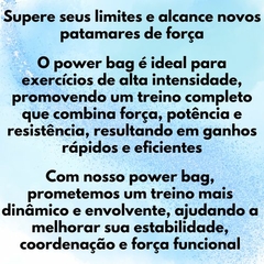 Kit Power Bag 20kg + 30kg Bolsa De Treino Funcional Academia - cheers Fitness