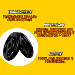 Anilha De Ferro Fundido Revestida P/ Musculação - 10 Kg Cor:Preto - comprar online