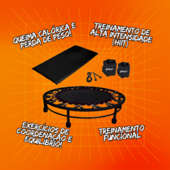 Cama Elástica + Colchonete + Caneleira 5kg + Cordinha - comprar online