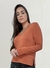 blusa em viscose gola v fenda lateral - loja online