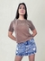 t-shirt cropped basica algodão estonada - loja online