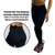 CONJUNTO FITNESS ACADEMIA CALÇA EMPINA BUMBUM E TOP PRETO - comprar online