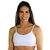 TOP FITNESS FEMININA ACADEMIA ALÇAS FINAS COMFORT BRANCO