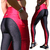 CALÇA FITNESS EMPINA BUMBUM COM BOLSO VERMELHO E PRETO