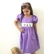 Vestido bordado smock rapunzel