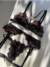 Conjunto Lingerie Trio Luxo Com Cinta Liga De Renda Sensual com Pingente Coração Elegante - Na Pele Lingerie