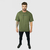 Camiseta Super Oversized CHM - Clothe Verde Azeitona na internet