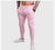 Calça Moletom Jogger Rosa Com Ziper - comprar online