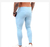 Calça Moletom Jogger Strech Light Azul na internet