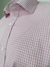 Camisa SR Slim ML Xadrez Vichy Rosa e Branco - comprar online