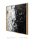 Quadro Decorativo Abstrato Rosto em Preto e Branco - comprar online