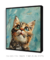 Quadro Decorativo Gatinho Curioso