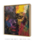 Quadro Decorativo Abstrato Face em Cores - Uno