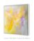 Quadro Decorativo Amarelo e Pastel - comprar online