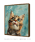 Quadro Decorativo Gatinho Curioso - comprar online