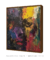 Quadro Decorativo Abstrato Face em Cores - comprar online