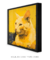 Quadro Decorativo Gato Amarelo - Uno