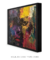 Quadro Decorativo Abstrato Face em Cores - loja online