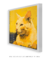 Quadro Decorativo Gato Amarelo - loja online