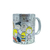 CANECA DE CERAMICA GLITTER PRATA - SNOOPY E SUA TURMA 003 na internet