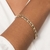 Pulseira banhada a ouro 18k na internet