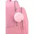 Imagem do Mochila Crinkle Escolar Notebook Juvenil Rosa Com Chaveiro