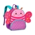 Mochila de Costas Borboleta Rosa Infantil Escolar Pets Clio