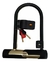 Cadeado U-Lock Onguard OG 5816 preto e dourado