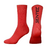 MEIA LONGA SENTEC PERFORMANCE 18CM VERMELHO