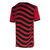 Camiseta masculina do Flamengo III 22/23, com design em preto e vermelho, vista traseira.