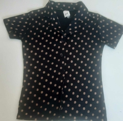 Blusa preta feminina de bola