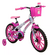 Bicicleta Feminina Infantil Aro 16 Athor Baby Lux + Cestinha Branco com Rosa na internet