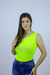 BODY CANELADO OMBRO ÚNICO VERDE NEON REF: 502BD001332 09070 - comprar online