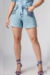 SHORT CLASSICO DETALHE STRASS JEANS REF: 12000204248 002090 - comprar online