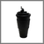 840-1047 VASO COFFEE ALTO NEGRO