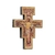 Crucifixo madeira parede São Damião 7,5cm - comprar online