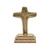 Crucifixo Nossa Senhora do Calvario Pedestal de madeira na internet