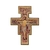 Crucifixo madeira parede São Damião 19cm - comprar online